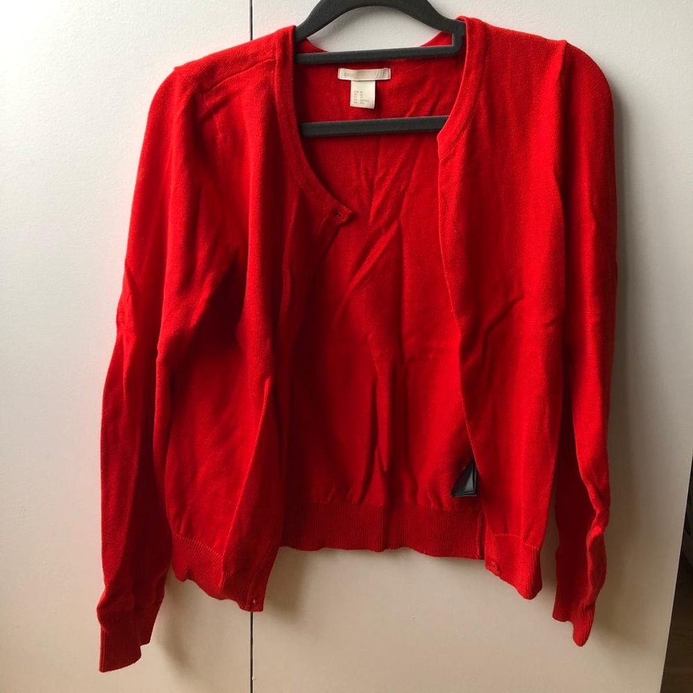 Red Cardigan - Picture 2 of 3